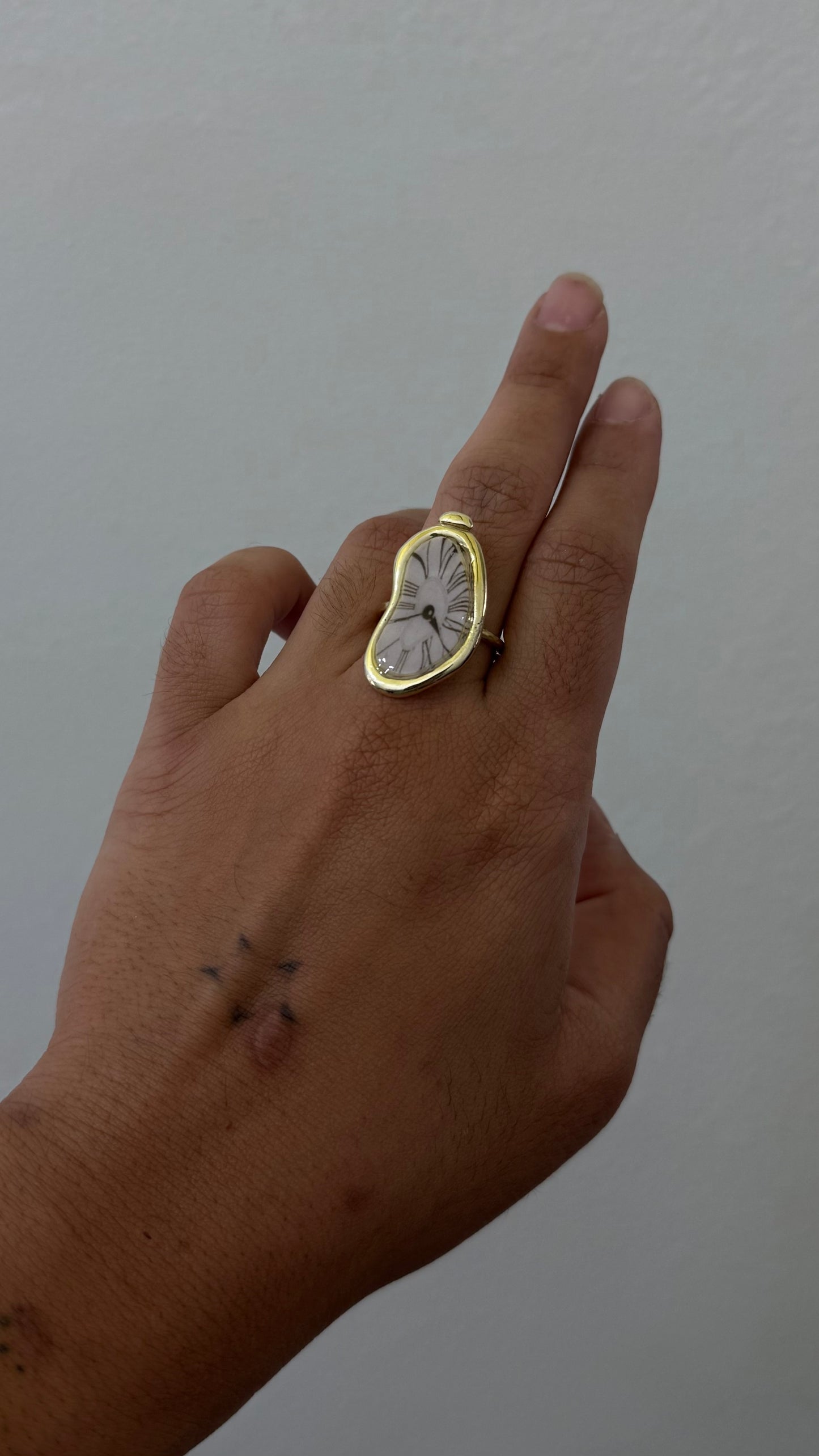 Melting Clock Ring