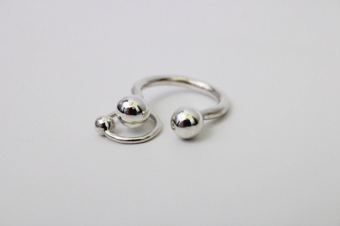 Pierced piercing ring