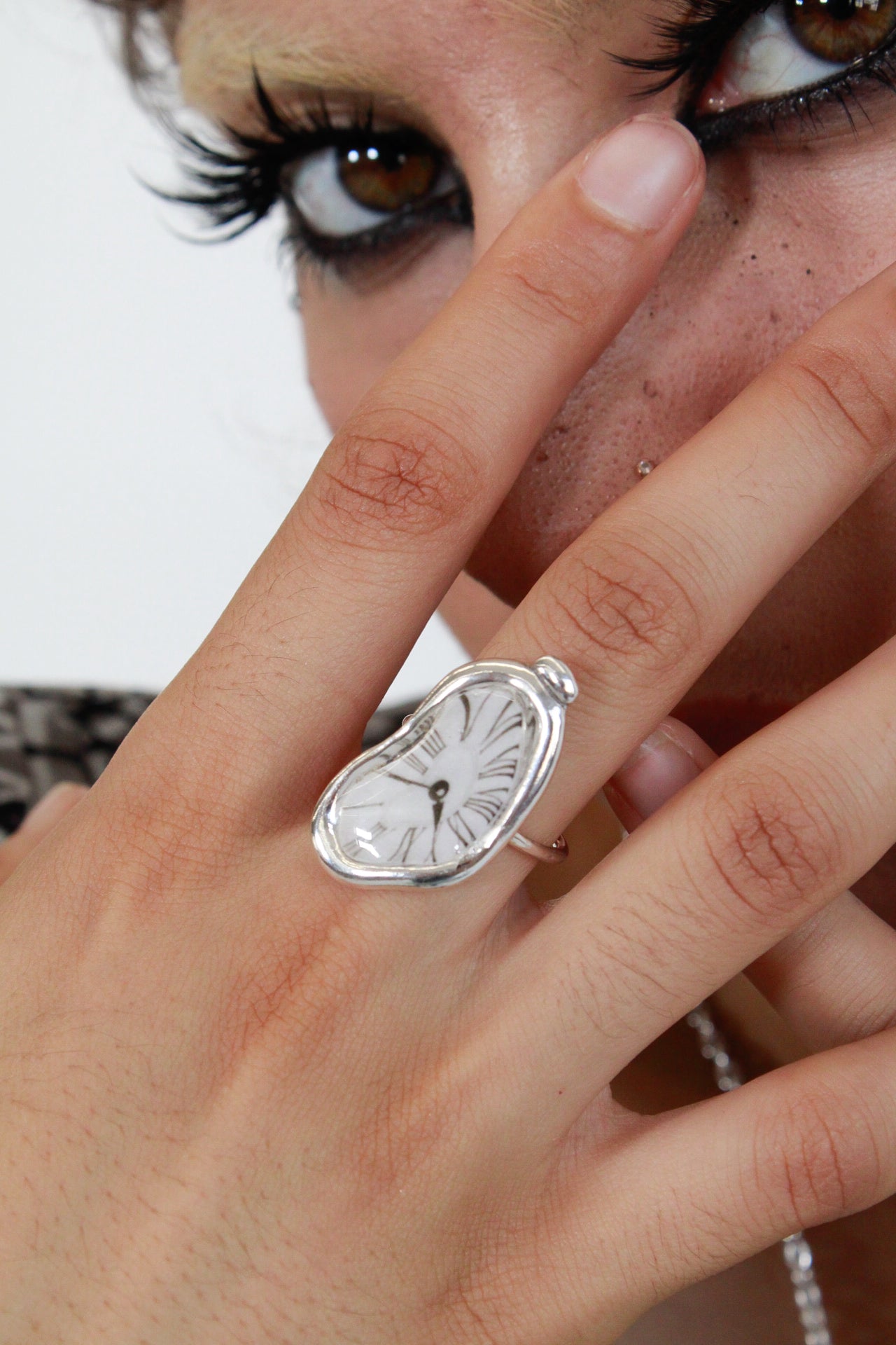 Melting Clock Ring